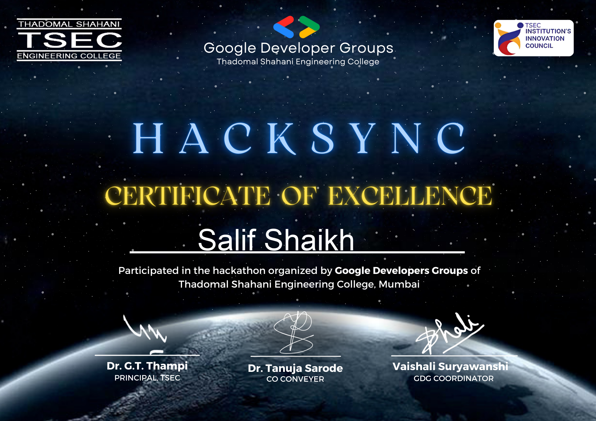 Hacksync Hackathon 2025